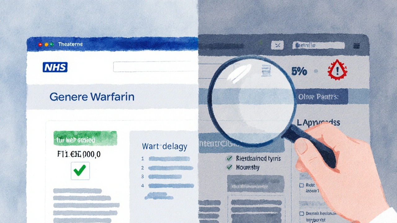 Comparing generic warfarin to other anticoagulants