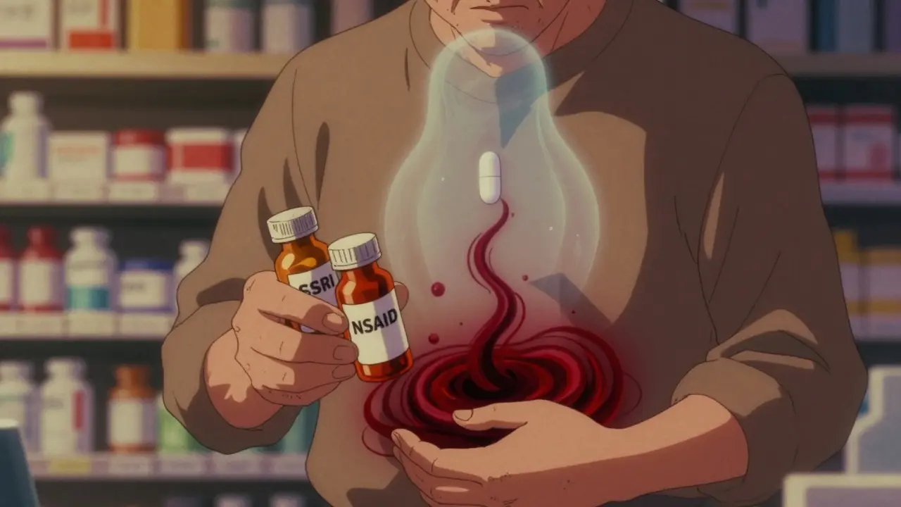 SSRIs and NSAIDs: How Their Combination Raises GI Bleeding Risk and How to Stay Safe